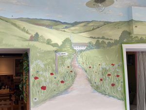 Cotswold Mill Poppy Scene